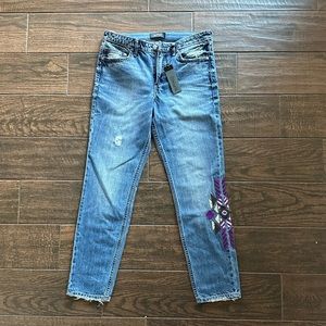 Embroidered Buffalo Jeans